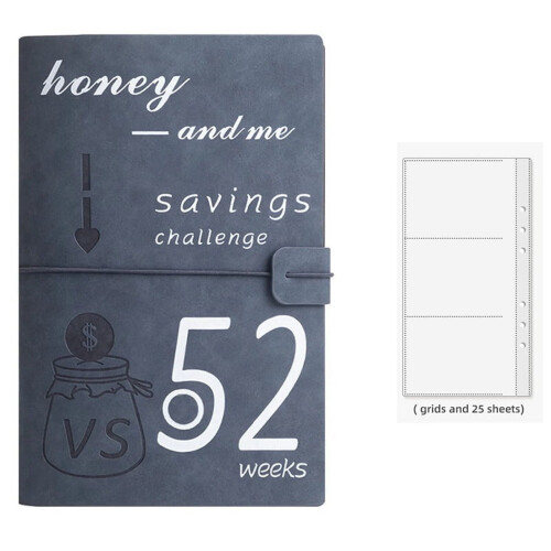 52Weeks Budget Binder Planner Φάκελοι Μετρητών για την Πρόκληση Ζευγαριών για Εξοικονόμηση
