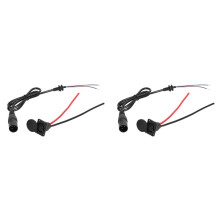 2X Bike 3pin Charge Connector Male Female Charging Plug for Electric Scooter E-Bike Interface Cable PVC Charging Port