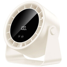 Desktop Fan High-Speed 100 Speed Adjustable Circulating Fan Charging Digital Display Turbine Wall Mounted Desktop Fan