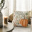 Sm: )e Hello Pumpkin Maple Leaves Fall Pillow Cover 18x18Inch Orange 2
