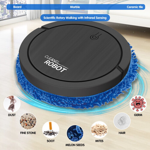 Giyblacko Home Έξυπνο Αθόρυβο Ρομπότ Σφουγγαρίσματος Lazy Wet And Dry Mopping Machine 2
