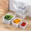 Refrigerator Storage Box Fridge Organizer Vegetable Fruit Drain Basket Storage Container Pantry Kitchen Organizer 5