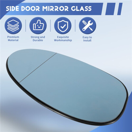 Right Side  Wing Door Mirror Rearview Mirror Glass Heated for  1 3 Series E81 E87 E82 E46 E90 E92 Z4 E85 1