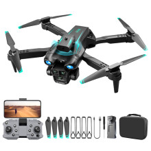 GBSELL Drones voor kinderen van 8-12 jaar, opvouwbare 1080P FPV-drone met camera, gebarenbesturing en obstakeldetectie, wifi RC-quadcopter, cadeau -