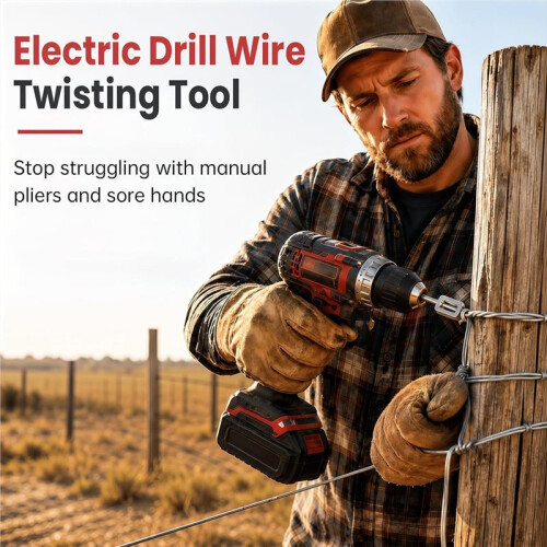 Electric Drill Wire Stranding Tools, Heavy-Duty Wire Stranders for Hexagonal Shank Drill Bits, Wire Tools 2
