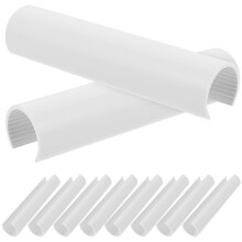 Korsstingstoffspenne plastrørrammeklips støtte for å åpne PVC 10 stk