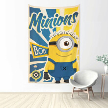 Minions gobelin, nagyméretű fali dekoráció nappaliba, hálószobába, kollégiumi szobába, poszterek, hátterek otthoni dekorációként