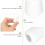 12 buc pandantiv perdea accesorii delicate lemn alb 6