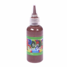 Miayilima Schulbedarf Waschbare Kinderfarbe Acrylfarbe Schlauch DIY Wandmalerei Kunstfarbe 60ml Schulanfang Braun