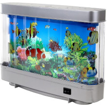 Poissons tropicaux artificiels, dauphins, aquarium décoratif, lampe virtuelle, éclairage LED mobile, décoration de bassin paysager