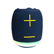 PAVEOS Nový Bluetooth reproduktor s farebnými svetlami, látkový subwoofer, prenosný vonkajší zvukový systém, kompatibilný s vkladaním