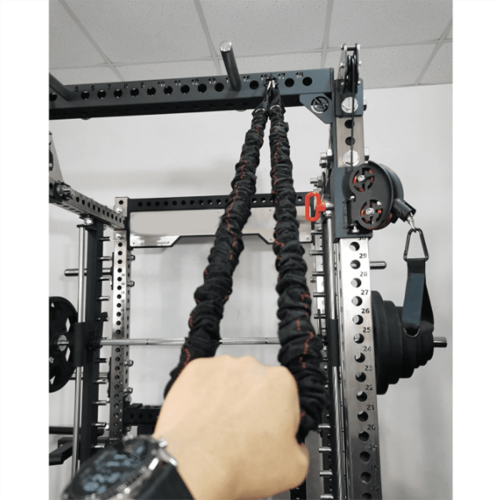 Ηλεκτρικό Cage Squat Rack Αξεσουάρ Γυμναστηρίου για το Σπίτι, Squat Rack για Εξοπλισμό 2