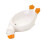 Porte-savon en forme de canard, avec évacuation, blanc. 1
