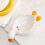 Porte-savon en forme de canard, avec évacuation, blanc. 3