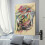 Αφίσα Willem De Kooning Αφηρημένος Εξπρεσιονισμός σε καμβά, 12x18 ίντσες (30x45εκ.), Διακόσμηση 3