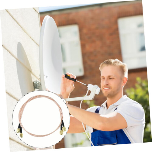 2 stuks verlengsnoer antenne-adapter, jumperkabeladapter 1