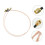 2 stuks verlengsnoer antenne-adapter, jumperkabeladapter 5