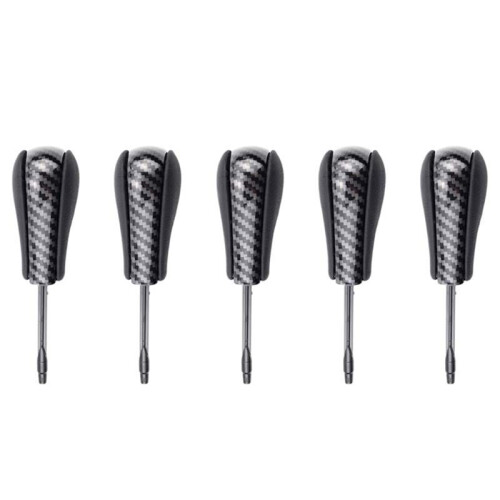 5X Pomello Cambio In Fibra di Carbonio per  E36 E38 E39 E46 Z4 Z3 E53 X5 X3 E60 E61 Cambio A Leva Lunga