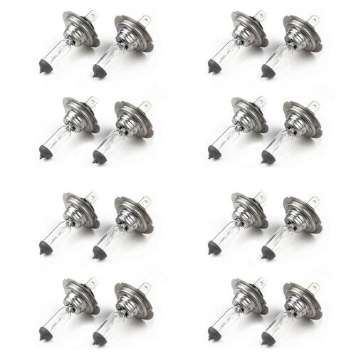 16 X H7 Car Headlight Bulbs 12V / 55W Halogen Standard Lamp Light