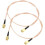 2 stuks verlengsnoer antenne-adapter, jumperkabeladapter 1