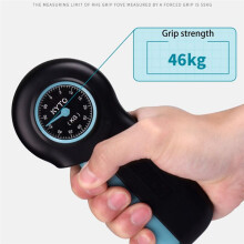 KYTO 121Lb Hand Dynamometer Grip Power Strength Measurement Meter Fitness Training Gripper Strengthener Wrist Muscle Exerciser