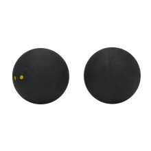 Squash Two-Yellow Dots Low Speed Sports Rubber Balls Professional Player Competition Squash(2 Pcs )