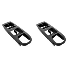 2X Front Left Window Lift Panel Rearview Mirror Cover Frame for 6 MK VI MK6 5K0867255A 5KD867255
