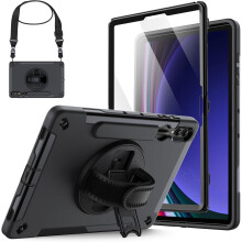 Θήκη συμβατή με Samsung Galaxy Tab S9Plus 12.4 ιντσών με ενσωματωμένη προστασία οθόνης και