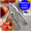 Quebra-lagosta de 15 cm (6 polegadas) - Utensílios para frutos do mar - Quebra-lagostas de aço zincado com mandíbulas duplas 1