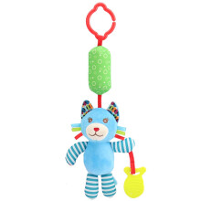 Quinlirra Liquidación de sonajeros colgantes y de mano para bebés, juguetes de peluche suaves con campanillas de viento, compatibles con cochecito,