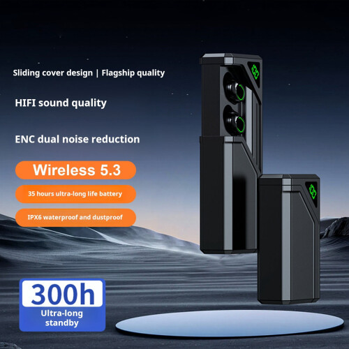 Ασύρματα ακουστικά SUSUchens ANC/ENC, Bluetooth5.3, Αδιάβροχα, Στερεοφωνικά HiFi, Βαθιά μπάσα,