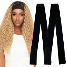 Antieke Duitse bisque poppenkop met schouders, mannequinbuste met echt krullend haar voor styling en presentatie, compatibel met statief.