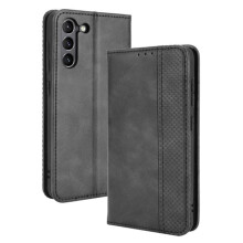 Kompatibel mit Samsung Galaxy S21FE5G Wallet Case - Schwarz