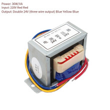 Mosiee30W egy-/kétfázisú EI transzformátor AC220V - AC12V/24V kimeneti feszültségű elektromos tápegységekhez