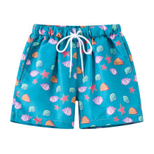 FAMTKT Jongens Zwembroek Sneldrogend Strandshorts Badpak Kinder Zwemshorts (9-10 jaar, Blauw)