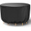 COOLMOVE72" x72"x28" Black Round Table Cover, Waterproof 1