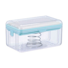 Leakproof Auto Foaming Soap Dish with Lid - Portable Travel Soap Container for Shower, Bathroom, Kitchen & Bath Tub Sponges2024