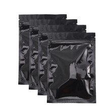 100 bolsas de aluminio para alimentos, ideales para fiestas, con cierre hermético y cierre de cremallera.