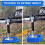 4 Pack RV Leveling Stabilizer Jack Pads with Handle for Travel Trailers Campers 5