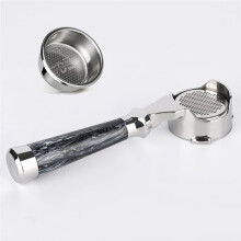 MUVNA 51 mm Bottenlös Portafilter - 3 Öron Naken Portafilter för Dedica EC0680, EC0685 och SMEG Espressomaskiner