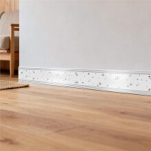 4 Rouleaux de Bordures de Papier Peint Autocollantes, Base Murale Imperméable en Mousse PVC, 10 cm X 5 M (65,6 Pieds)