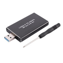 MSATA naar USB USB3.0 naar MSATA SSD-behuizing USB3.0 naar MSATA-behuizingsadapter M2SSD externe HDD-box HDD-behuizing