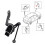 32221957 Front Left Body Height Level Sensor Bracket Rod Assembly for  XC40 2019-2025 Side Suspension Level Sensor 6