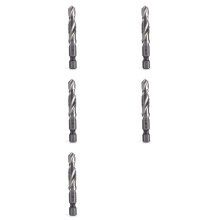 5pcs M8X1.25mm High-Speed Steel 4341 Titanium Plated Composite Tap Drill and Tap Integrated Machine Tap Open