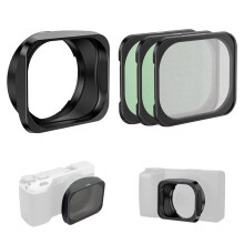 Ontwerp Zonnekap voor GRIV Camera: Ultradunne ND CPL VND Filter en Duimgreepset voor Bescherming Bij Straatfotografie