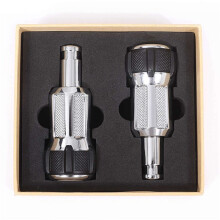 4x Car Aluminum Alloy Internal Armrest Box Adjustment Knobs Replacement for Sport 2014-2017