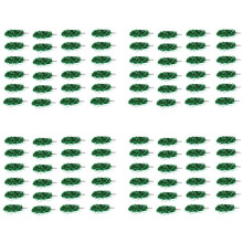 96 Stuks Cheerleading Pom Poms Metallic Folie Cheer Pom Poms met Plastic Handvat voor Volwassenen Kinderen Cheerleaders Party Groen
