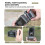 Rabbit Cage Frame for  Osmo Action 6 Sport Action Camera Mounting Cage with Magnetic Handle Protective Frame 4