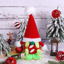 Decorațiuni Capino cu Moș Crăciun, ornament de Crăciun cu păpușă fără chip pentru Anul Nou, Crăciun, Navidad, cadouri Natal