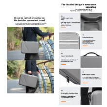Tragetasche Aus PU für RS5, Aufbewahrungstasche für Handstabilisatoren, Organizer für Zubehör für Ronin 5 Gimbal